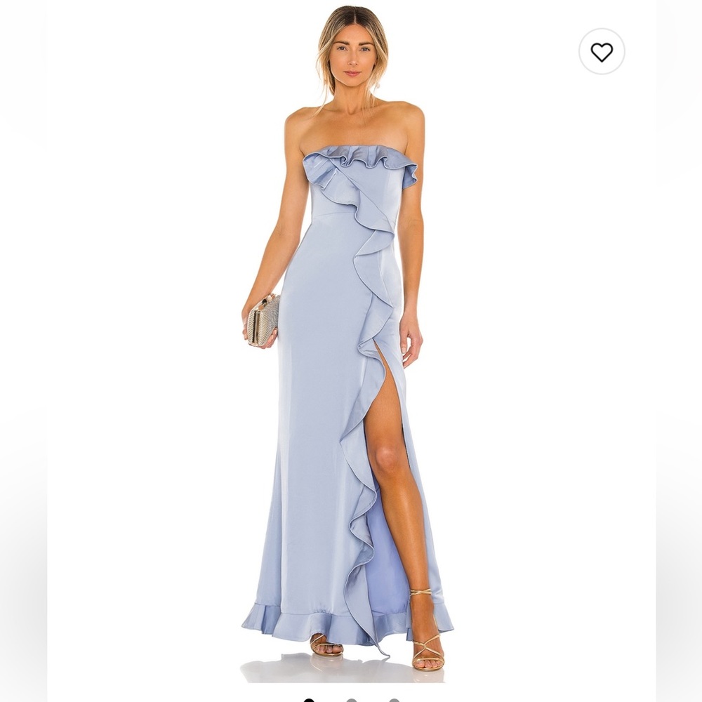 Blue luna gown NBD from revolve baby blue NWT